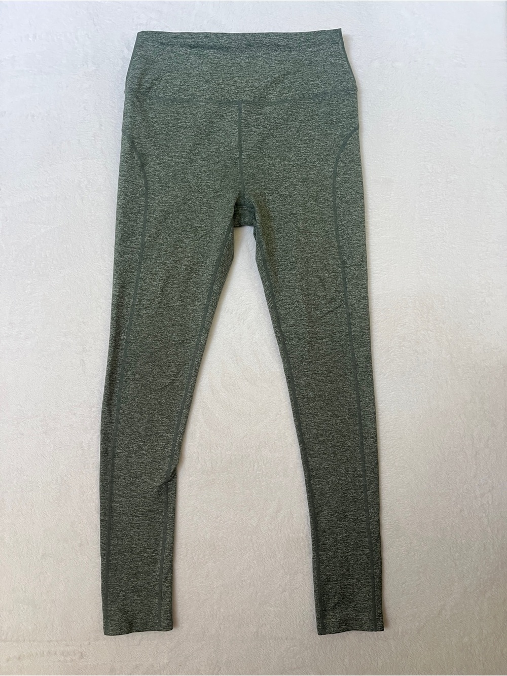Free People Movement Green Heather Space Dye Leggings Yoga Boho Activewear sz L